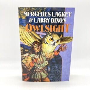 Owlsight by Mercedes‎ Lackey & Larry Dixon 1998 Fantasy Hardcover Book